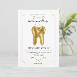Dentist retirement invitation -Thank You Dentist