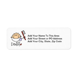 Dentist Return Address Label
