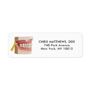 Dentist Return Address Label
