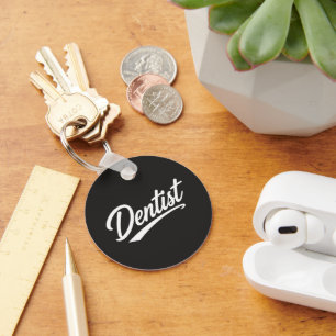 Dentist Script Typography Coffee Mug Gift  Key Ring