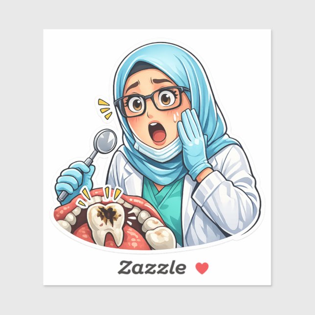 Dentist Smile Sticker (Sheet)