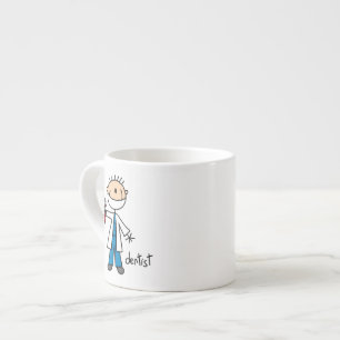 Dentist Stick Figure Espresso Cup