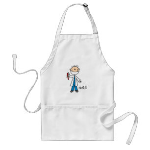 Dentist Stick Figure Standard Apron