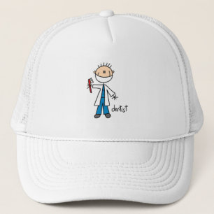 Dentist Stick Figure Trucker Hat