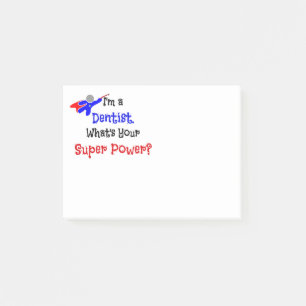 Dentist Superhero Post-it Notes