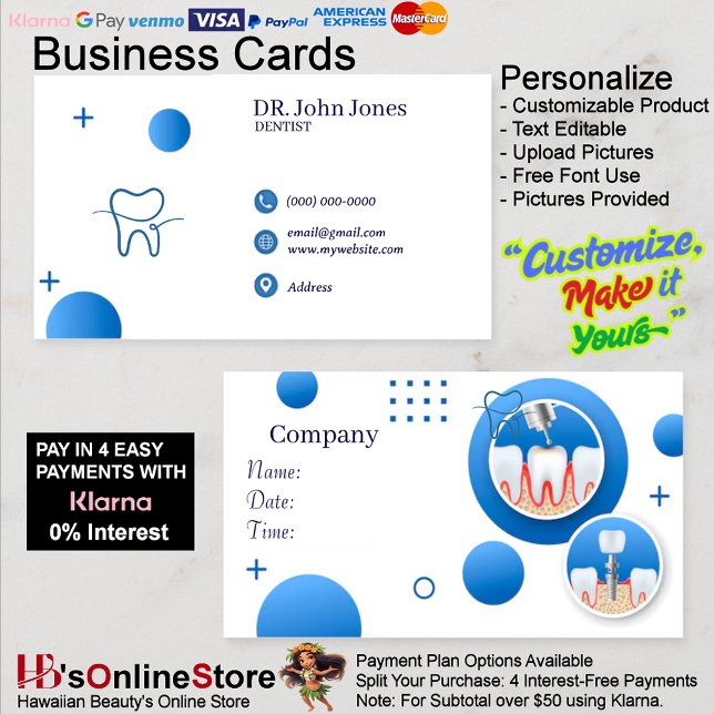 Dentist Teeth Business Cards 46 Pack of 100 (Dentist Teeth Business Cards 46 Pack of 100.
)