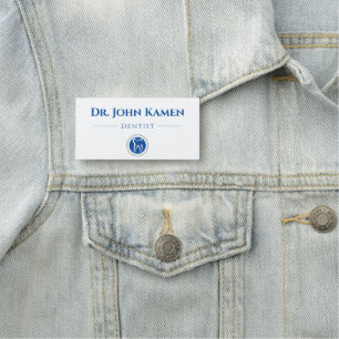 Dentist   Teeth Logo Name Tag