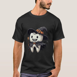 Dentist Teeth Spooky Smiles Cute Ghost Dental Hall T-Shirt