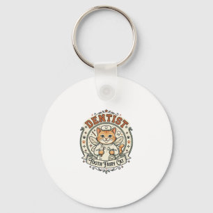 Dentist Tooth Fairy Cat Dentist Tooth Fairy Cat Vi Key Ring