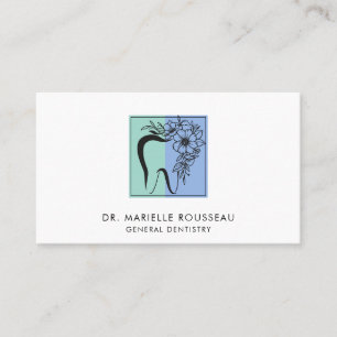 Dentist Tooth Logo Business & Appointment Card