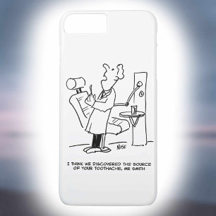 Dentist Treating a Patient Cartoon