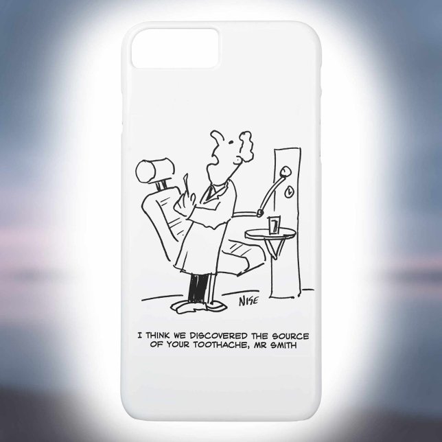 Dentist Treating a Patient Cartoon Case-Mate iPhone Case (Creator Uploaded)