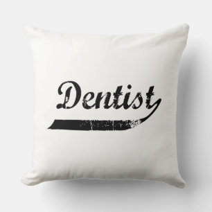 Dentist Typography Cushion