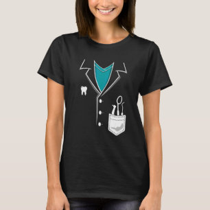 Dentist Uniform Costume Halloween Kids Boys Girls T-Shirt