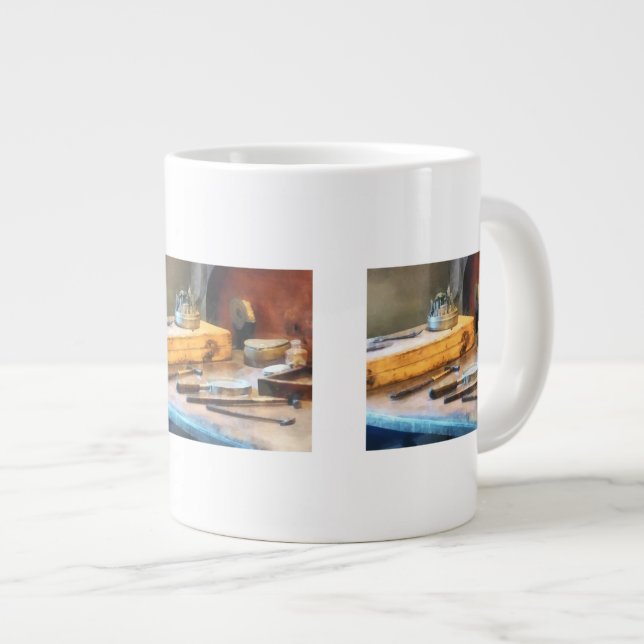 Dentist Workbench Large Coffee Mug (Front Right)