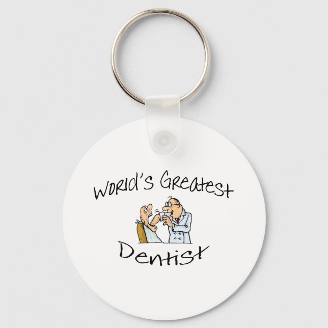 Dentist Worlds Greatest Key Ring (Front)