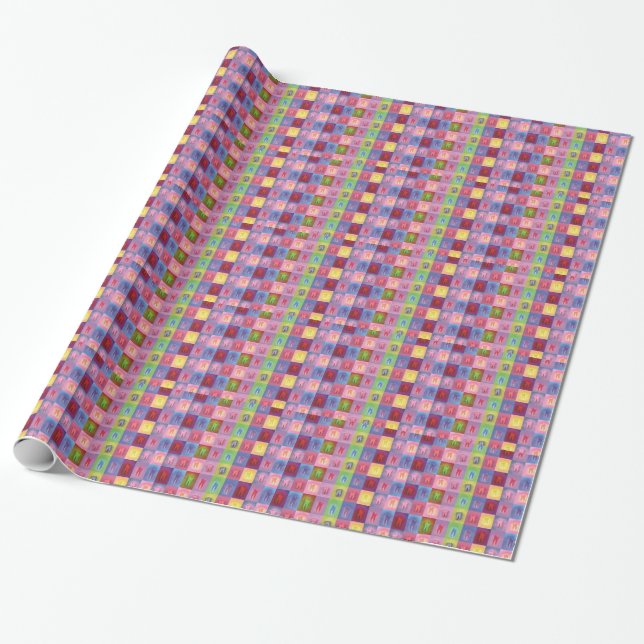 Dentist Wrapping Paper (Unrolled)