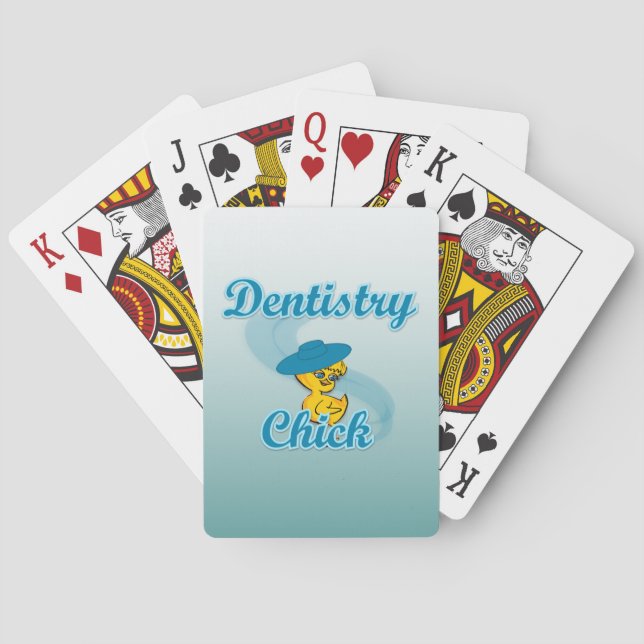 Dentistry Chick #3 Playing Cards (Back)