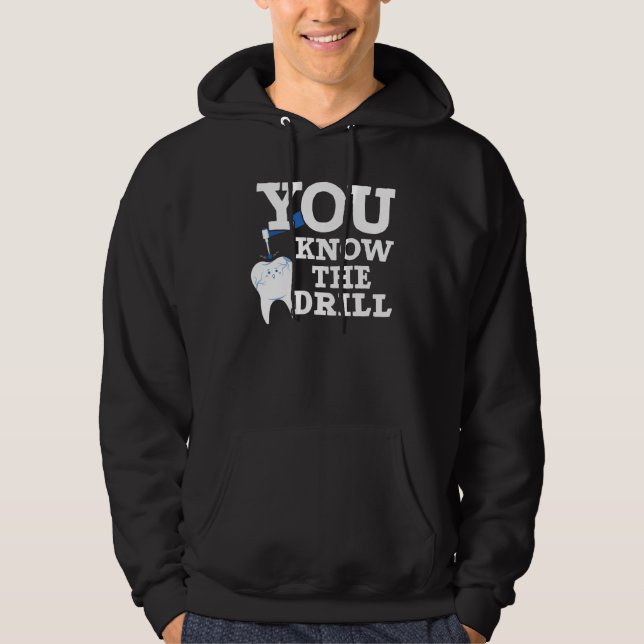 Dentistry Dentist Teeth Dental Hygienist Tooth Doc Hoodie (Front)