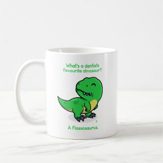 Dentistry: Flossosaurus Coffee Mug
