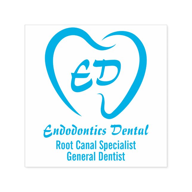 Dentistry Logo Self-inking Stamp (Design)