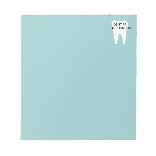 Dentistry notepad for dental office or clinic (Front)