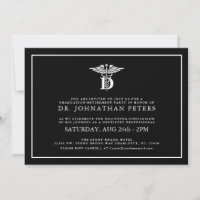 Dentistry Profession Graduation|Retirement Black