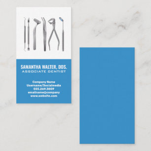 Dentistry Tools Icon   Associate Dentist Business Card