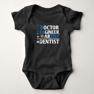 Dentistry Tooth Doctor Engineer Artist Dentist Baby Bodysuit