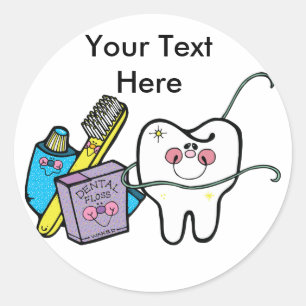 Dentist's Day March 6 Classic Round Sticker