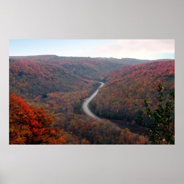 Denton Hill S curve Highway Poster (Front)