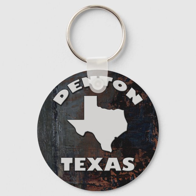 DENTON, TEXAS KEY RING (Front)