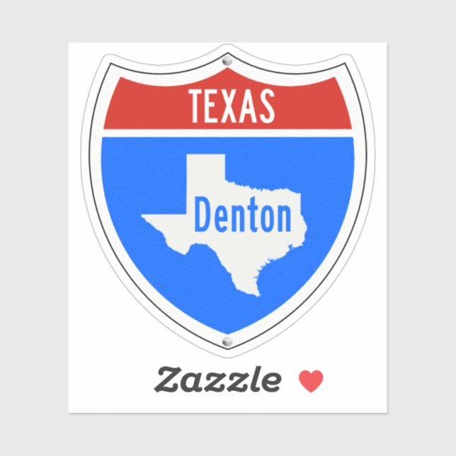  Denton Texas Sign (Sheet)