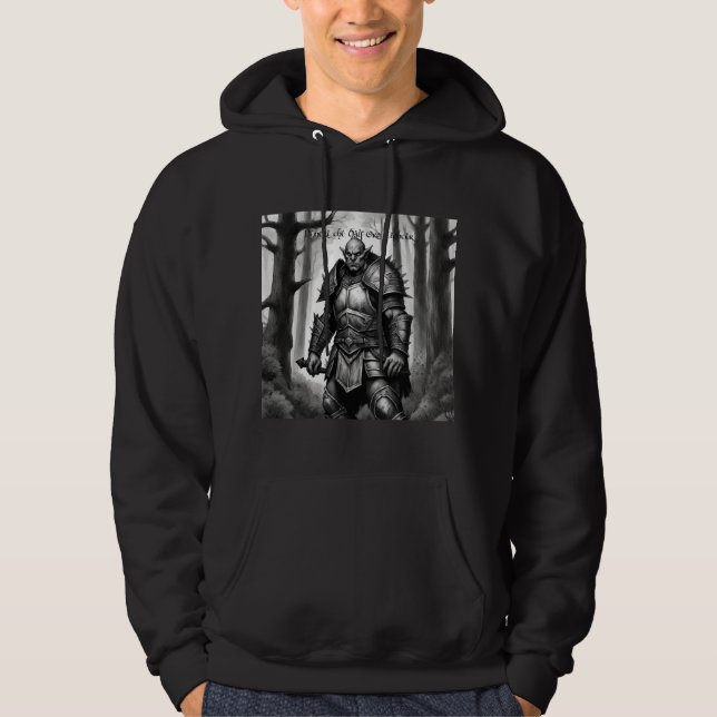 Dentri the Half-Orc Fighter Hoodie (Front)