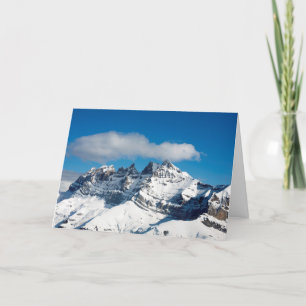 Dents du Midi Switzerland Holiday Card