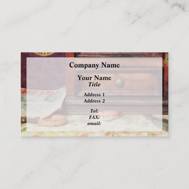 Dentures Business Card (Front)