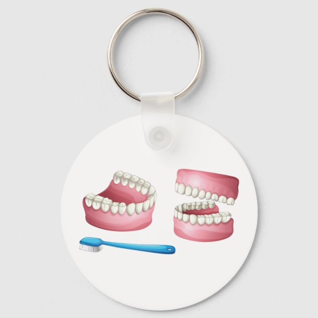 Dentures Keychain (Front)