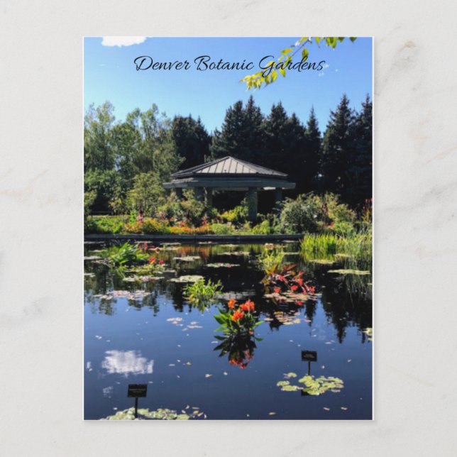 Denver Botanic Garden Postcard (Front)