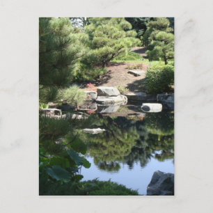 Denver Botanic Japanese Garden Reflections Postcard