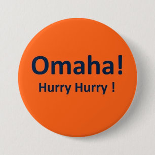 Denver Broncos Peyton Manning Omaha Button
