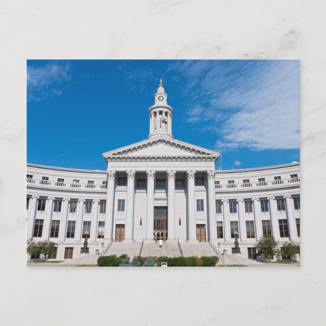 Denver City and County Building Entrance Postcard (Front)