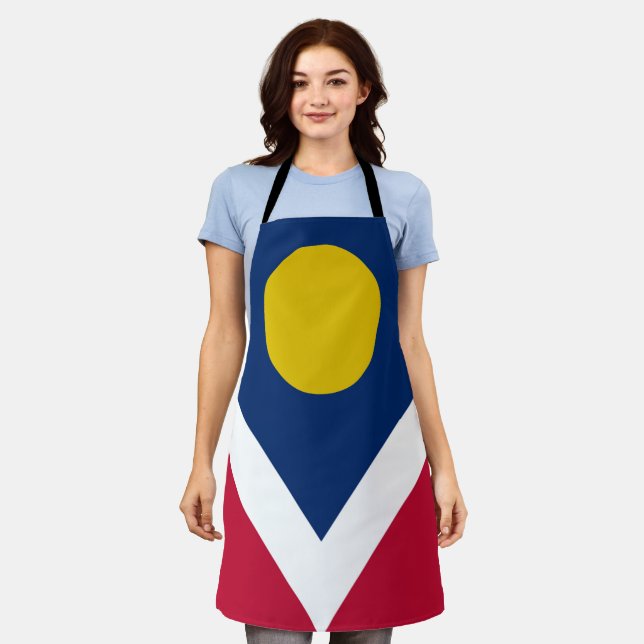 Denver City flag Apron (Worn)