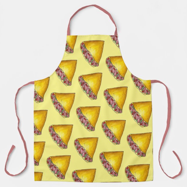 Denver CO Colorado Egg Omelette Omelette Breakfast Apron (Front)