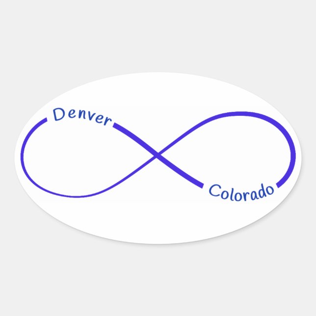 Denver CO infinity Sticker (Front)