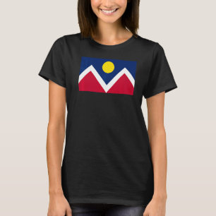 Denver Colorado City Flag History Heritage Travel T-Shirt