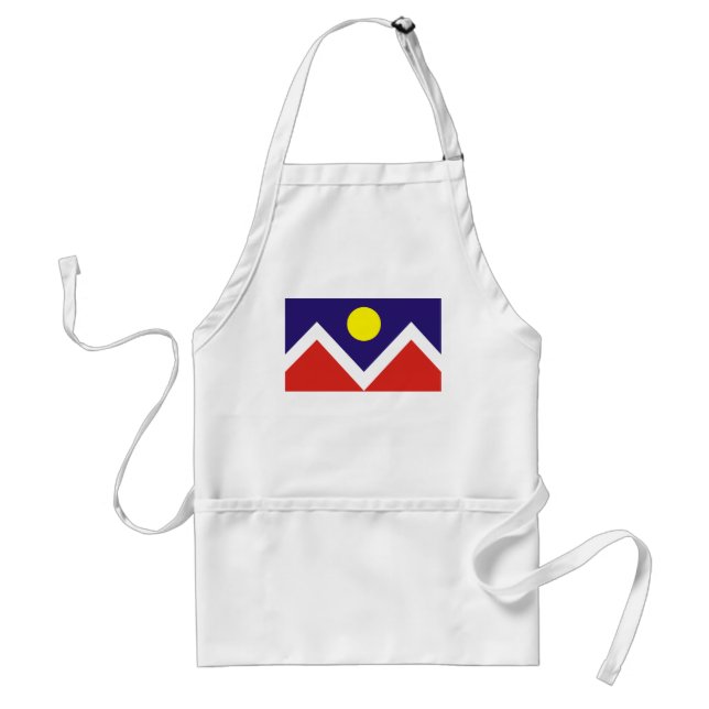 Denver, Colorado Flag Standard Apron (Front)