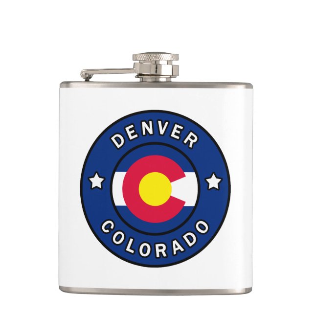 Denver Colorado Hip Flask (Front)
