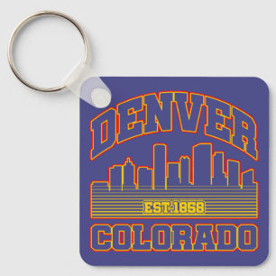 Denver,Colorado Key Ring