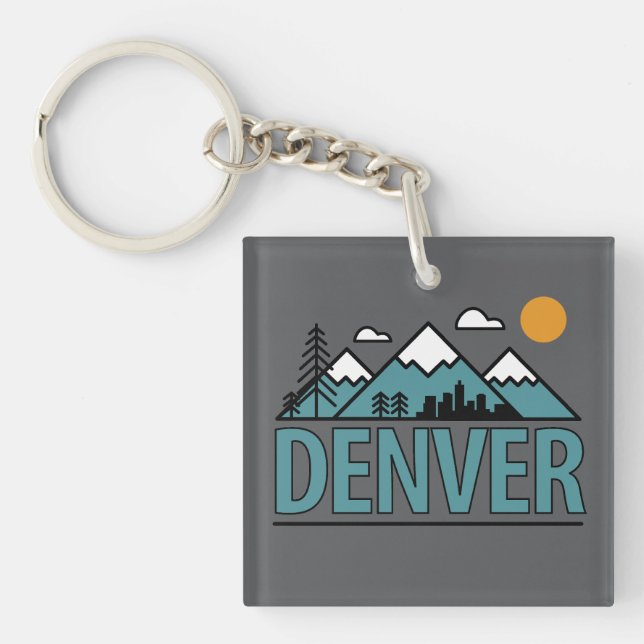 Denver Colorado Key Ring (Front)