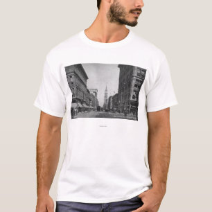 Denver, Colorado - Looking down 16th Street View T-Shirt
